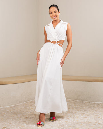 Santorini Breeze Dress